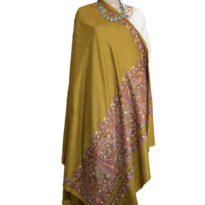 Pashmina Shawl – Handcrafted Needle Work (Paldar Design)
